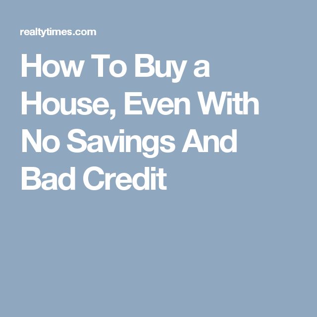 Best option to buy a house with bad credit