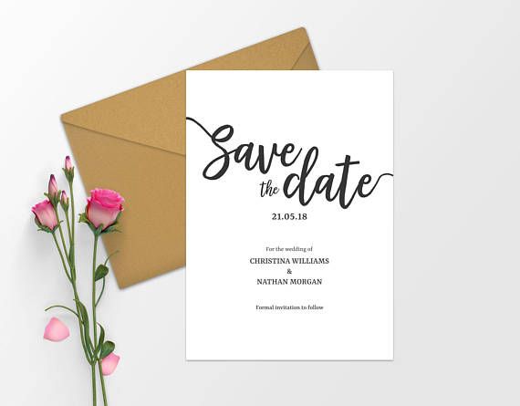 The 12 best Wedding Save the Date templates to instantly download