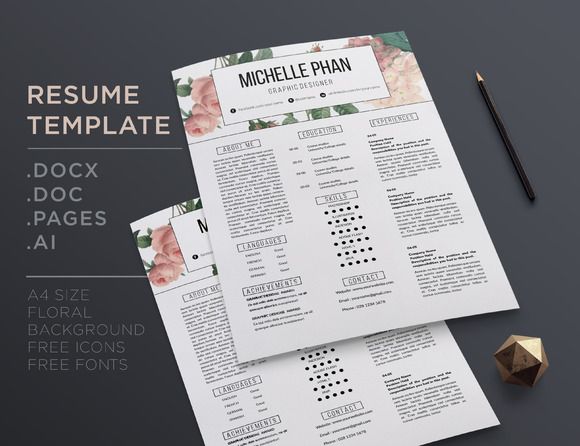 10 best Beautiful Resumes \/ Feminine Resumes \/ Pretty Resume - pretty resume templates 10 best Beautiful Resumes \/ Feminine Resumes \/ Pretty Resume - pretty resume templates