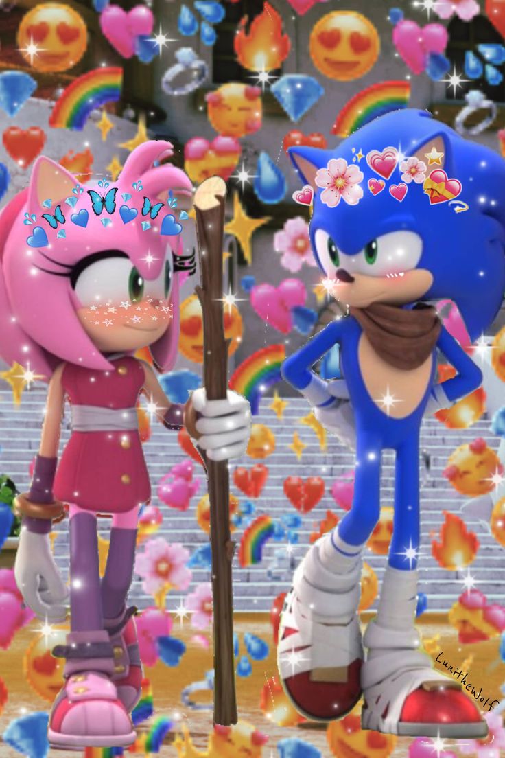 SonAmy boom edit  Sonic and amy, Sonic heroes, Sonic