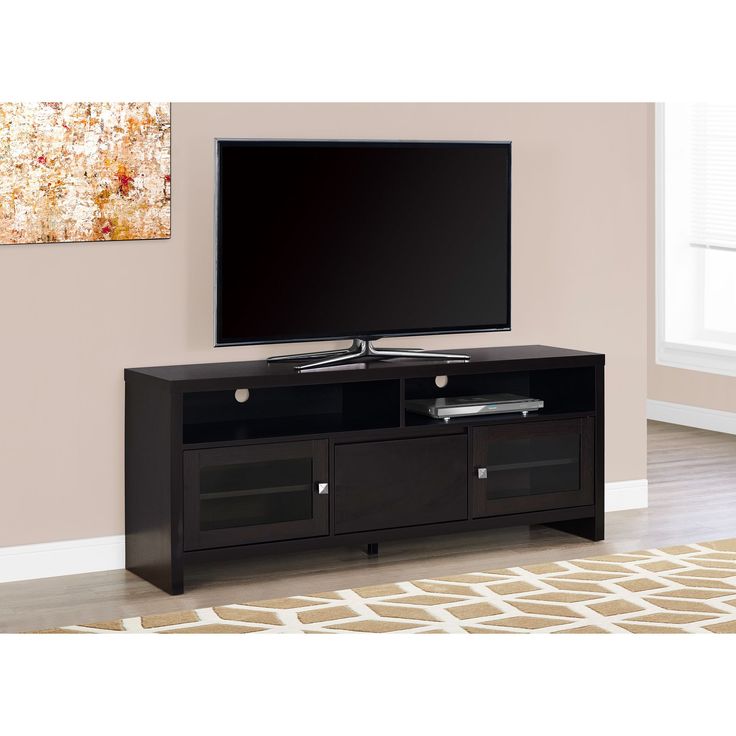 The 25 Best Tv Stand 60 Inches Wide Ideas On Pinterest Monarch Tv Stand 60 Inch Cuccino With Gl Doors 60l