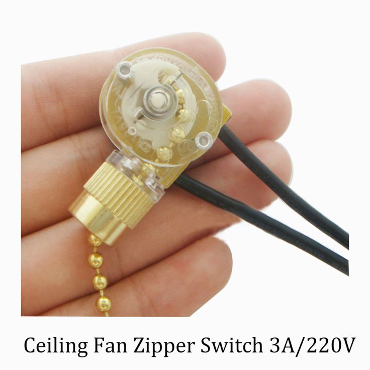 Lamp Zipper Switch Ceiling Fan 2 Wire Single Control Pull Chain Wall Light Bedside 1pc Lot With - How To Wire A Pull Switch Wall Light Lamp Zipper Switch Ceiling Fan 2 Wire Single Control Pull Chain Wall Light Bedside 1pc Lot With - How To Wire A Pull Switch Wall Light