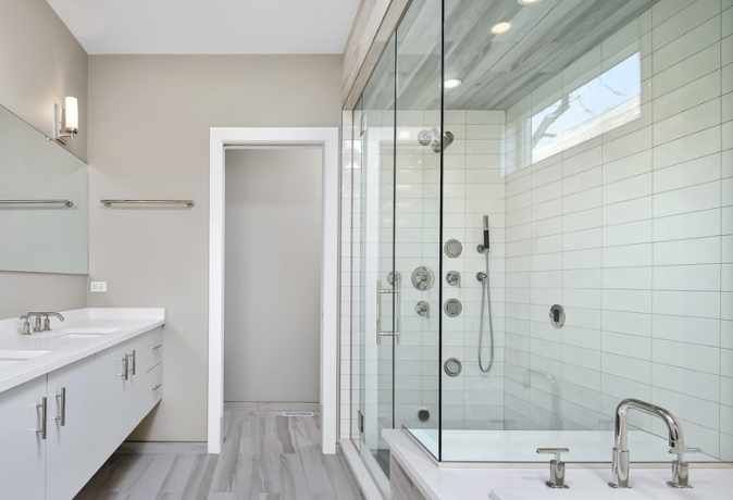 Custom Glass Shower Enclosures With Black Frame By Ultimate Glass