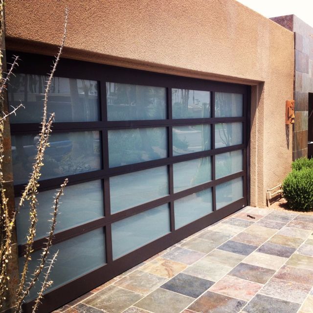 Frosted Glass single garage door Garage doors, Single garage door