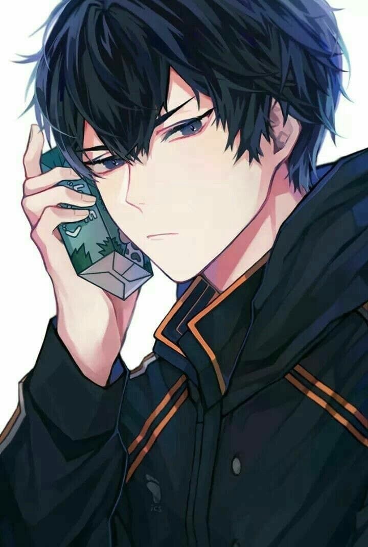 Anime guy with black hair