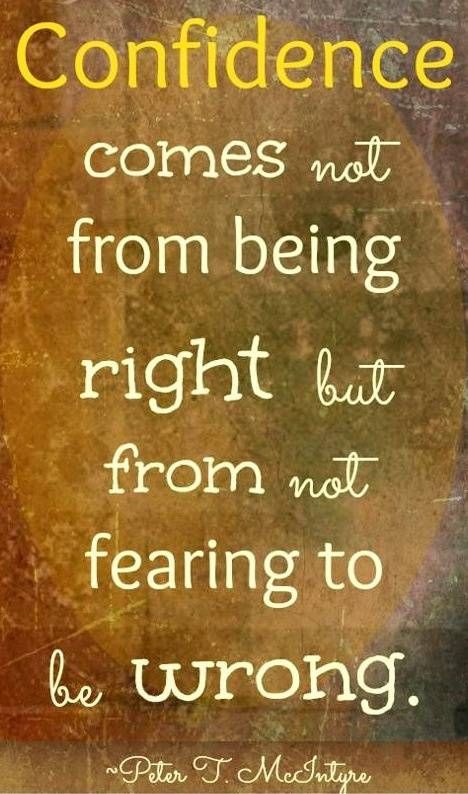 Confidence quote | Lifetime quotes, Confidence quotes, Fear quotes