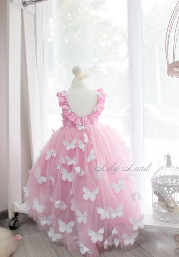 Butterfly Applique Dress Pink Flower Girl Dress Dress With - Etsy | Pink flower girl dresses, Butterfly birthday dress, Flower girl dresses Butterfly Applique Dress Pink Flower Girl Dress Dress With - Etsy | Pink flower girl dresses, Butterfly birthday dress, Flower girl dresses