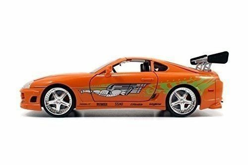 Brian's Toyota Supra Orange Fast & Furious Movie 1/24 by