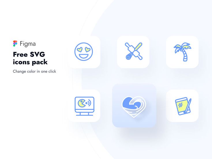 Free Figma 2 Colors Line Icons Set in 2020 Icon set