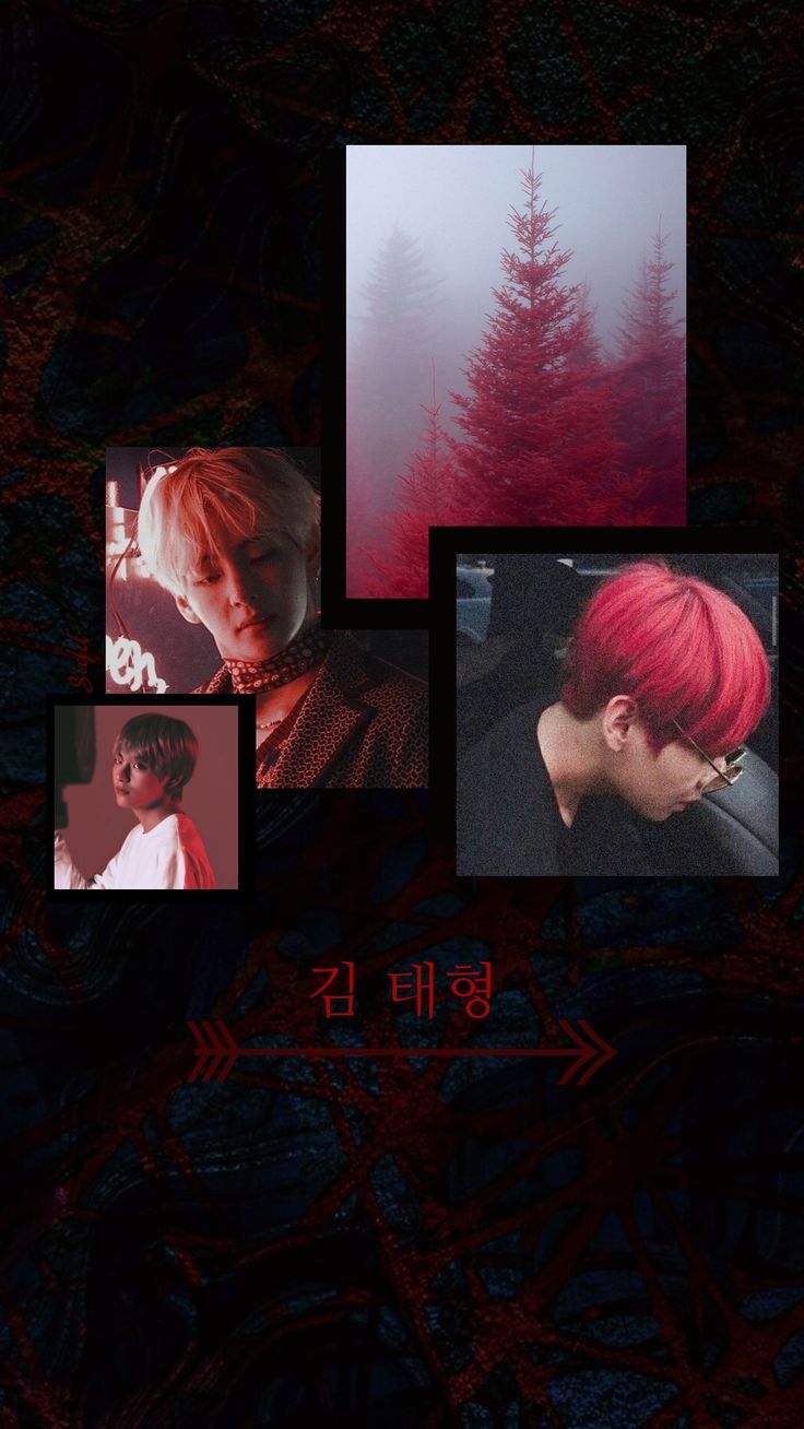 Kim Taehyung Wallpaper Aesthetic Dark Bts Desain