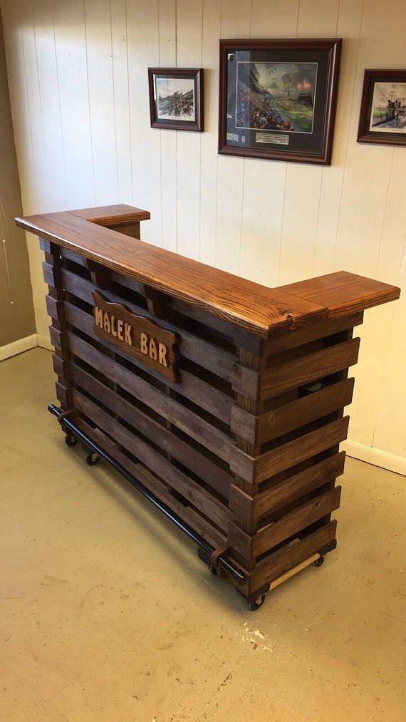 The Elite Pallet Bar, Personalize Your Bar And Bar Sign, Absolutely Beautiful Ch...
