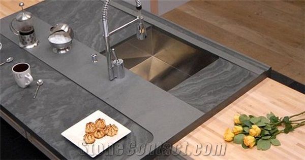 Grey Slate Kitchen Backsplash Grey Slate Kitchen Backsplash