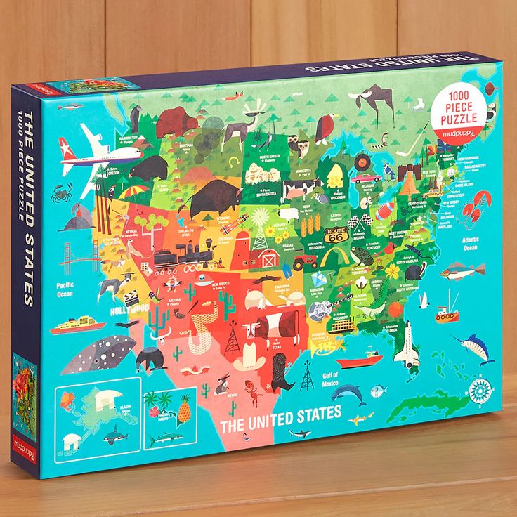Take A Tour Of The Country With This 1000 Piece United States Map 34c0e3dbce28f8a3af25ee875a444b10