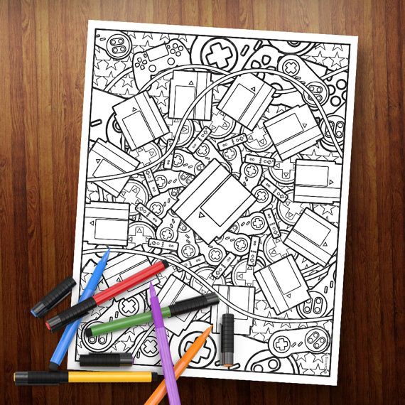 10 best my Coloring pages on ETSY images on Pinterest Gel pens - best of coloring page xbox controller 10 best my Coloring pages on ETSY images on Pinterest Gel pens - best of coloring page xbox controller