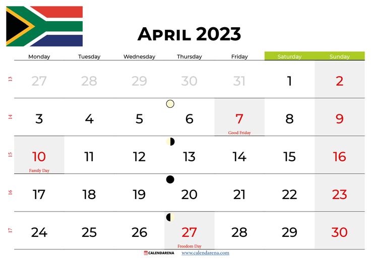 april holidays 2023 south africa | South african holidays, South africa