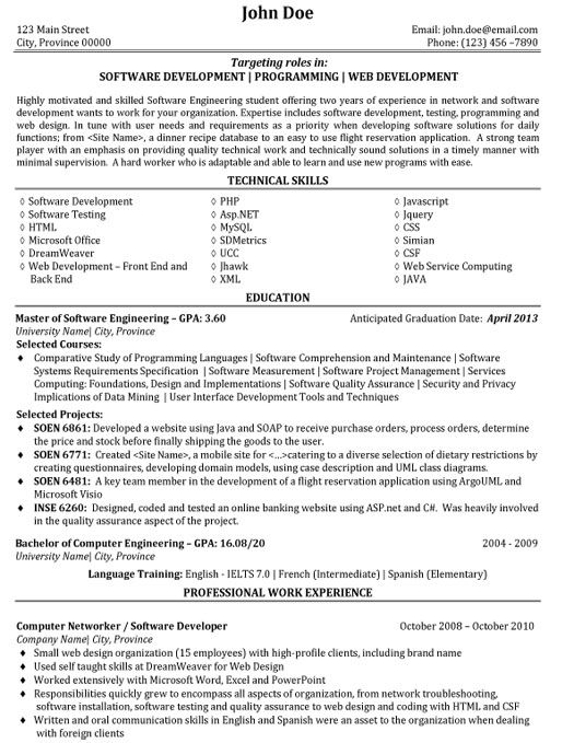 Click Here to Download this Web Developer Resume Template! http://www.resumetemplates101.com/Information%20Technology-resume-templates/Template-457/