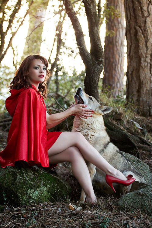 Have Little red riding hood adult Little red riding hood adult speaking, would