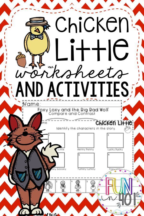Chicken Little Worksheets And Activities For Kindergarten chicken-little-worksheets-and-activities-for-kindergarten