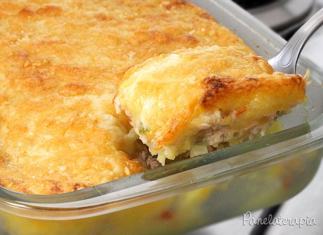 Resultado de imagem para escondidinho de pamonha com pernil