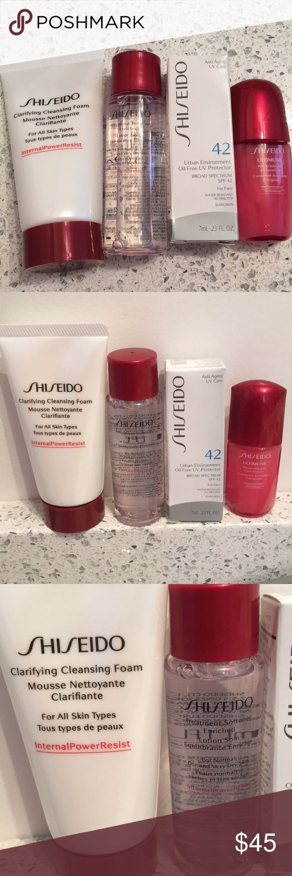 Shiseido Skincare Bundle NEW Shiseido Skincare Bundle. Includes the following: S...