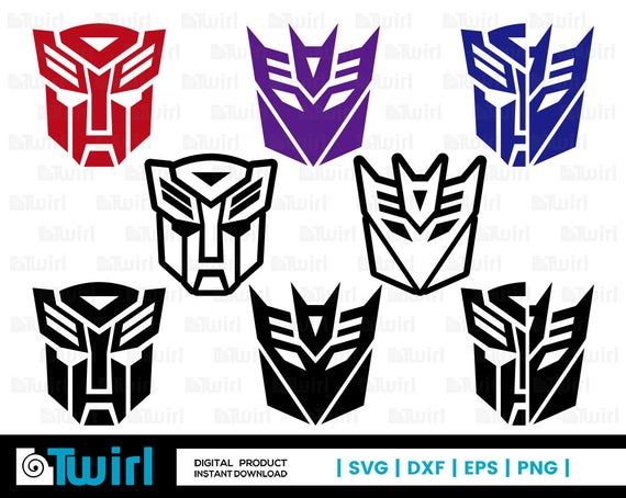 Transformers svg | Transformers Logo silhouette | Transformers Symbol