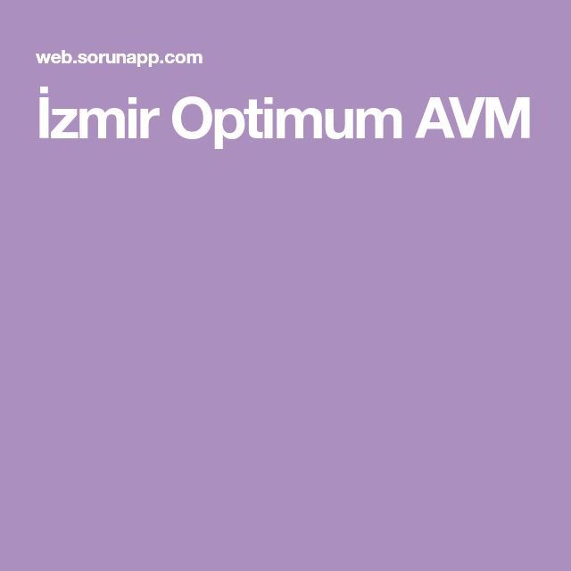 Izmir Optimum Avm Orgu Modelleri Orgu