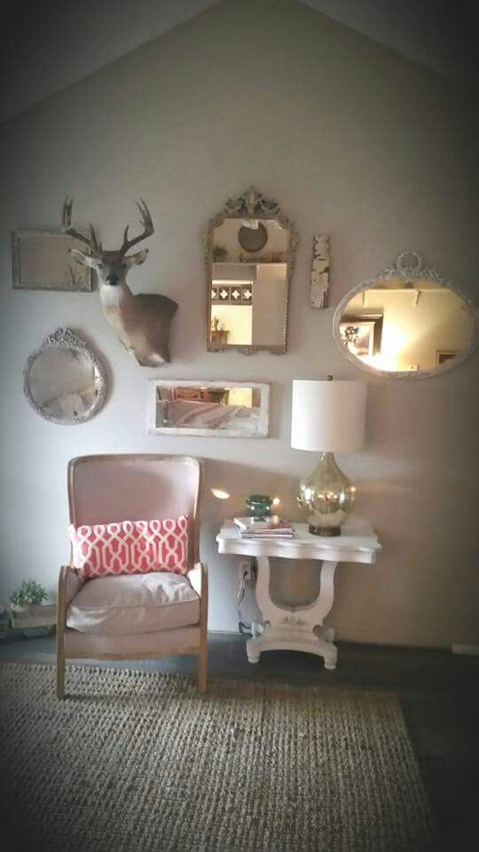 Deer Head Wall Collage House Ideas In 2018 Decor Deer Head Wall Collage House Ideas In 2018 Decor Home