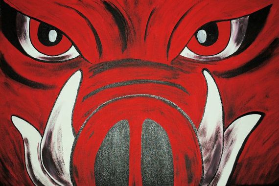 Arkansas Razorback Canvas Paintings Arkansas Razorback Canvas Paintings
