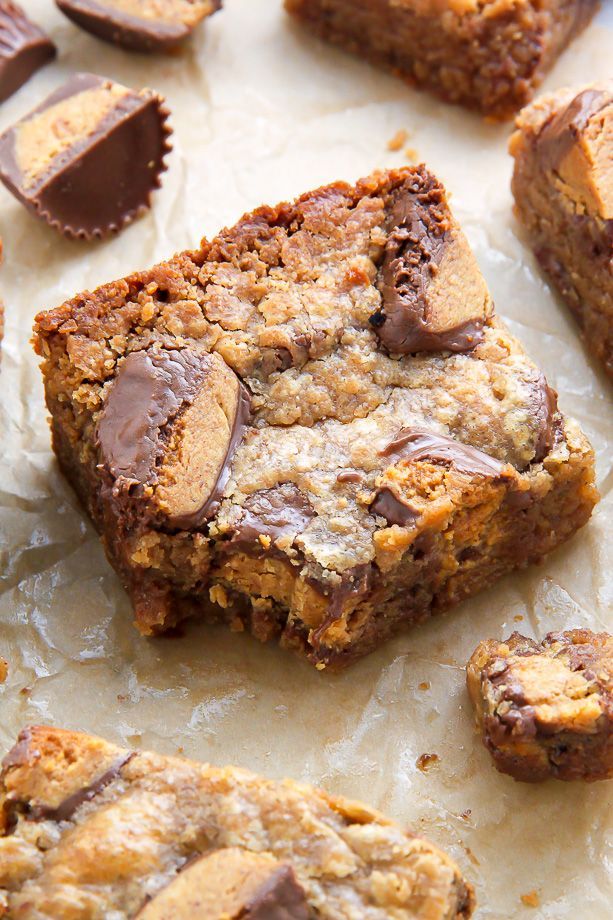 Vegan Peanut Butter Blondies Vegan Peanut Butter Blondies