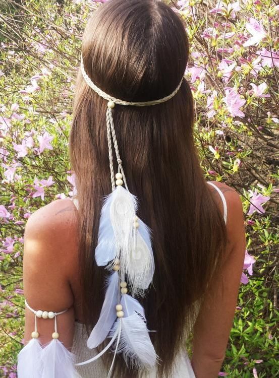 Bohemian Feathers Gypsy Hippie Peacock Hair Accessories #bohemiastyle #dress #cu… Bohemian Feathers Gypsy Hippie Peacock Hair Accessories #bohemiastyle #dress #cu…
