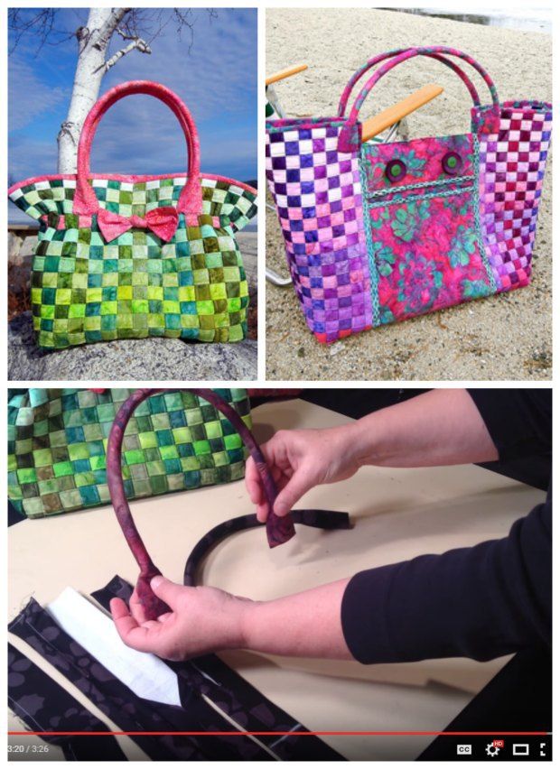 How To Make Bag Handles With Plastic Tubing Video Sewing Tips How To Make Bag Handles With Plastic Tubing Video Sewing Tips Pinterest Bags Making And