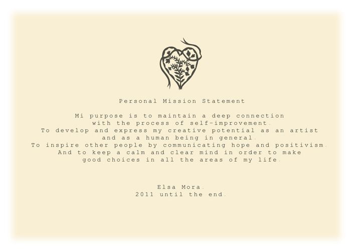my personal mission statement