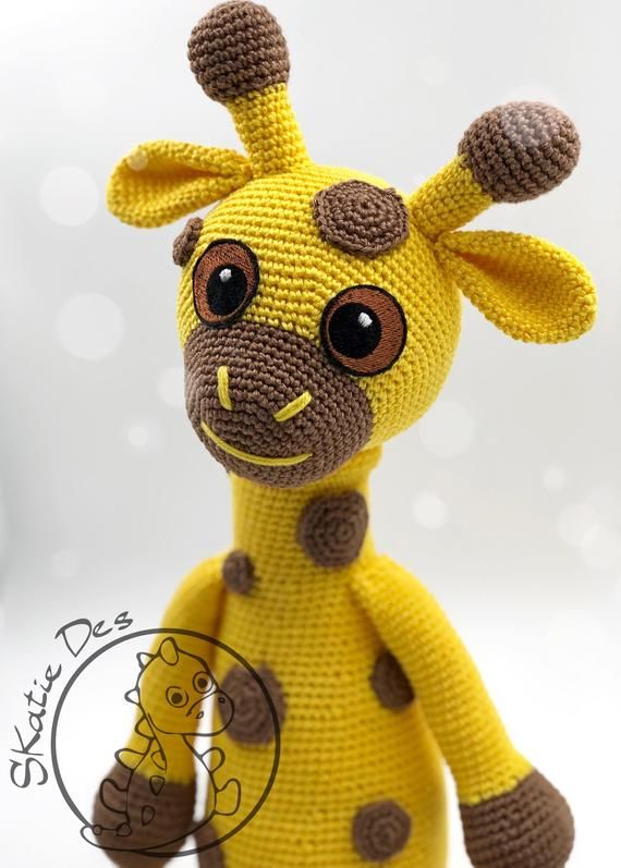 CROCHET PATTERN CHILDRENS GIRAFFE ANIMAL SCARF 44 INCHES LONG PDF