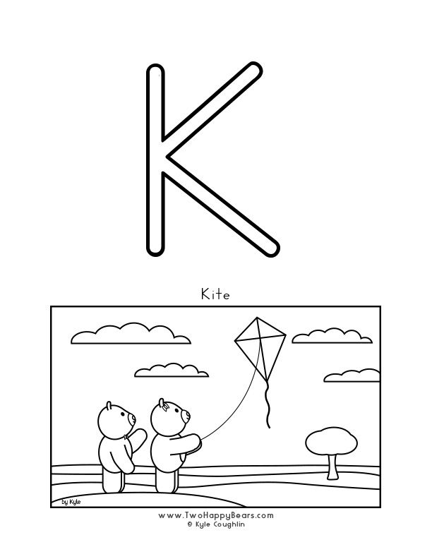 free printable letter k