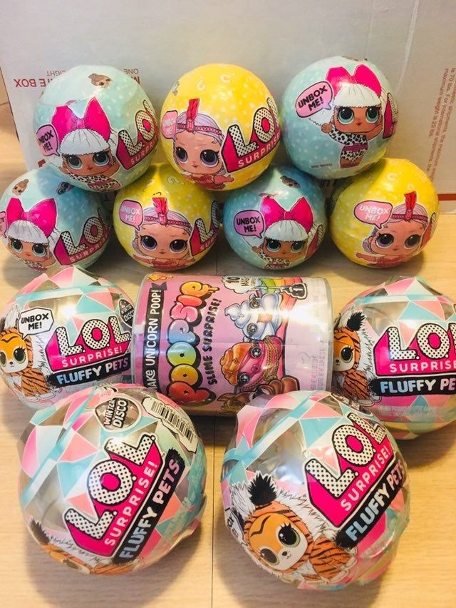 8 New Sealed Lol Surprise Dolls 4 Lol Surprise Fluffy Pets Winter Disco 4 Lol Surprise Glitter Globe Winter D Fluffy Animals Cool Toys Big Sister Little Sister