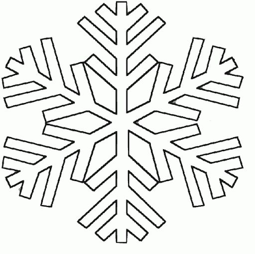 copos de nieve para colorear