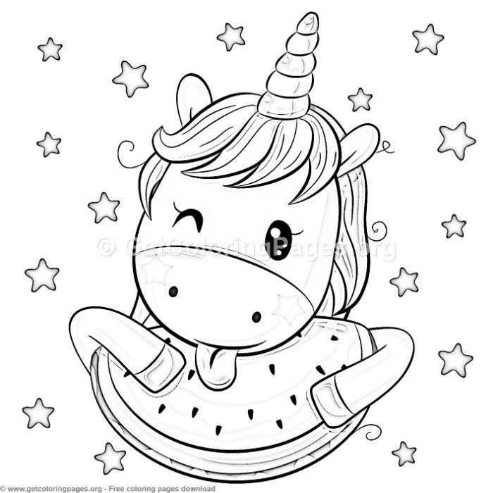 photo Imprimir Unicornios Dibujos Kawaii Para Colorear unicornio colorear unicornios