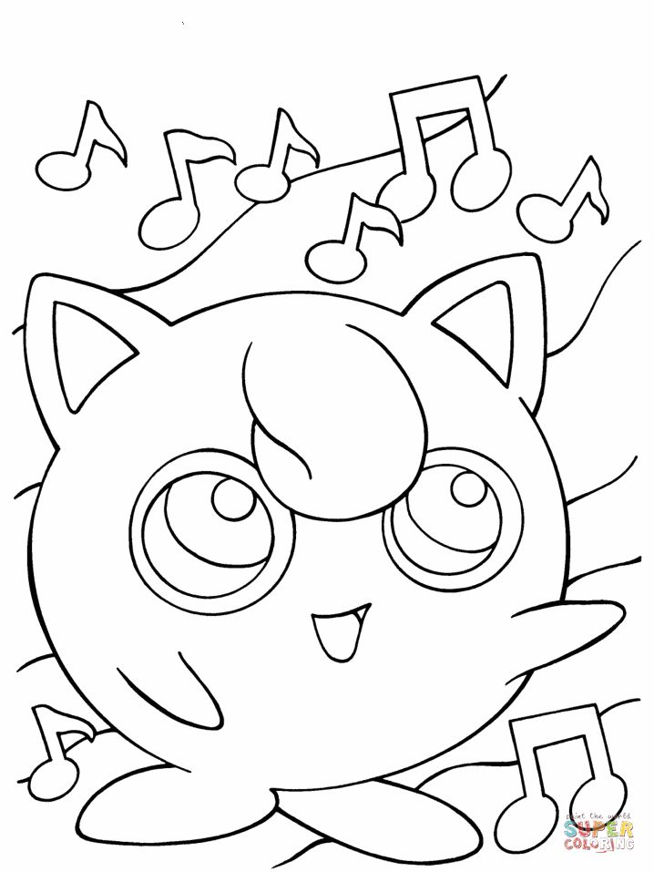 Jigglypuff coloring page Free Printable Coloring Pages Pokemon