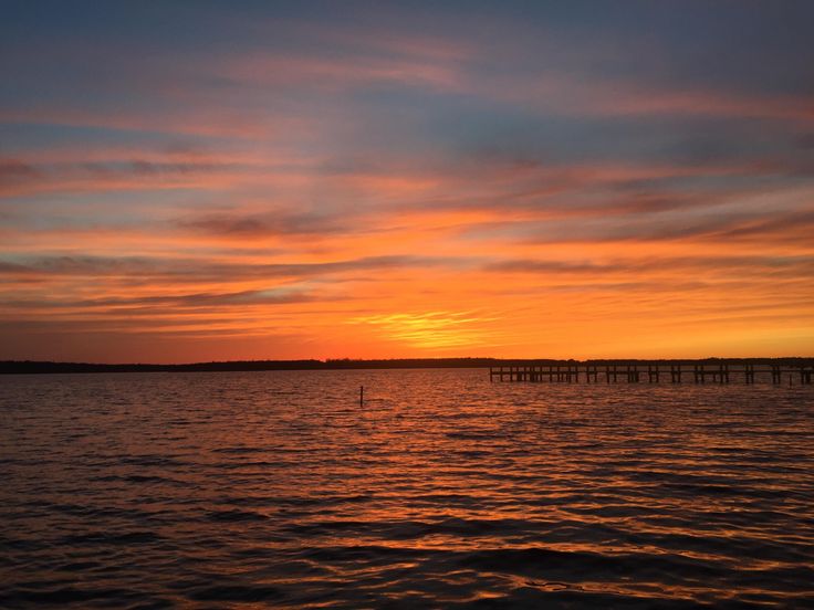 Sunset in Stella North Carolina | Sunset, North carolina, Sky