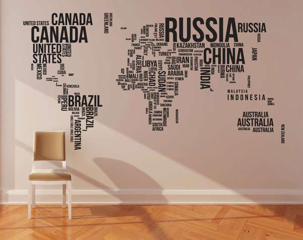 Word Art For Walls best 25+ world map decal ideas on pinterest | world map wall Word Art For Walls best 25+ world map decal ideas on pinterest | world map wall