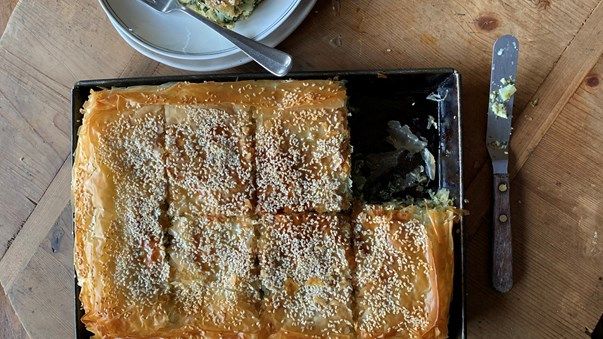 Cheese and spinach filo pie - Eat Well Recipe - NZ Herald | Recipe