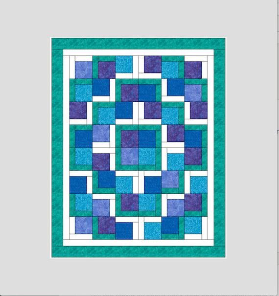 Quilt pdf downloadable quilt pattern Corner Piece