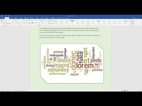 microsoft word cloud