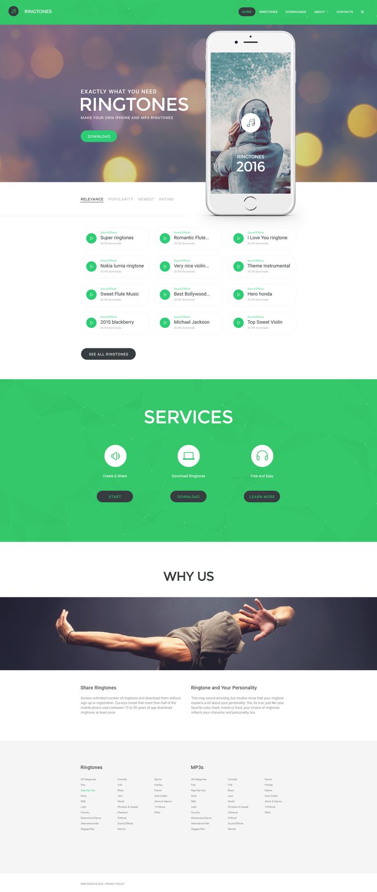 sketch website template