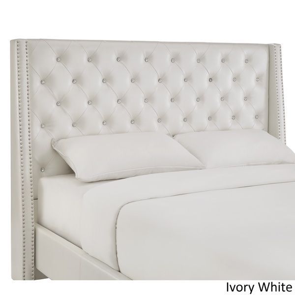 Our Best Bedroom Furniture Deals | White headboard, Upholstered