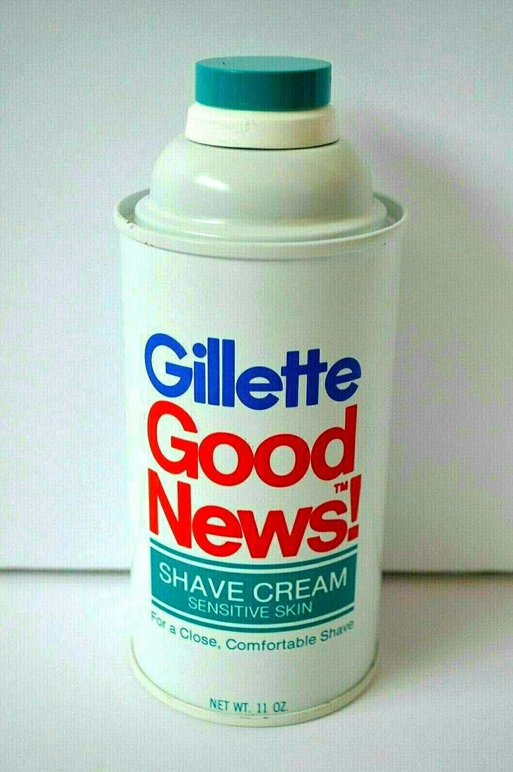 Gillette Good News Shave Cream can
