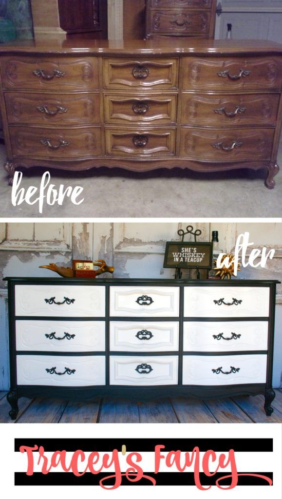 My Black and White Classy Dresser and One Fickle Client | Tracey's Fancy | P...