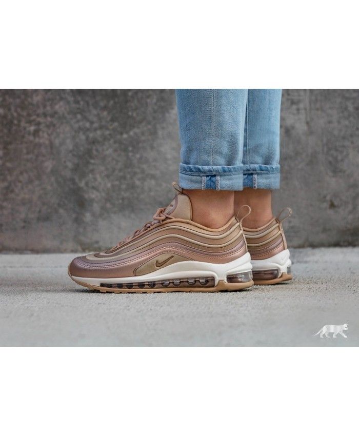 nike air max 97 particle beige on feet