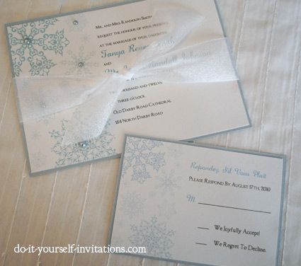 Printable Snowflake Wedding Invitations Template Print And Create Your Own Wedding Invitations Snowflake Stationery Template