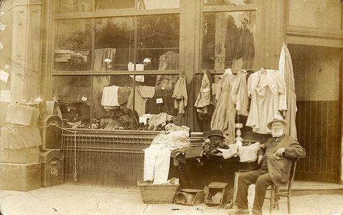 An Edwardian secondhand shop